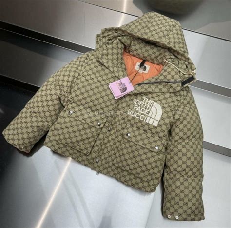 gucci north face jas groen|Gucci north face x.